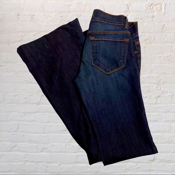 PRICE DROP J BRAND MID RISE FLARES/WIDE LEG DARK - Picture 3 of 5